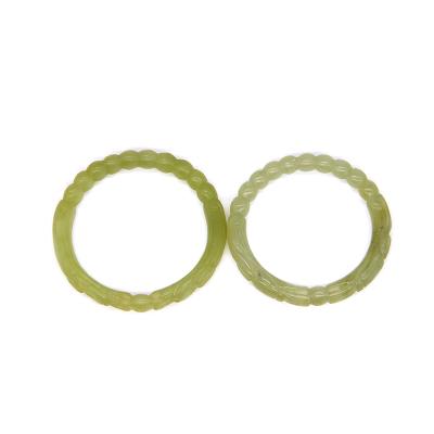 China Wholesale Natural Xiuyan CLASSIC Jade Stone Bangle For Women Jade Bangles With Gifts for sale