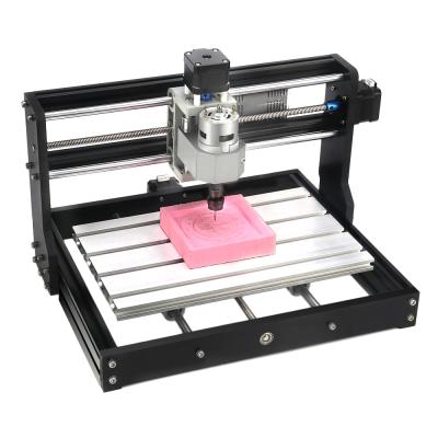 China Hot Sale Mini DIY Hotels Wood CNC Router 3 Axis 3018 Pro CNC Engraver 2 In 1 Cutting Machine for sale