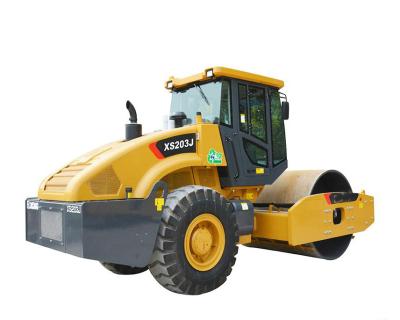 China Construction Material Shops Drum 20 Ton Road Roller Compactor XS203J Single Vibratory Self-Propelled Road Roller for sale