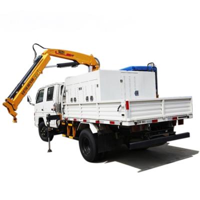 China TRUCK CRANE 2ton Truck Mounted Crane Truck Mounted Crane With Foldable Arm SQ2ZK1 for sale