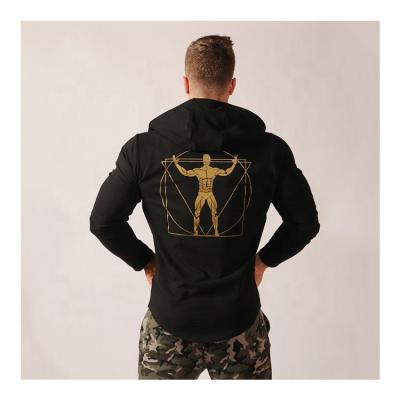 China Wholesale QUICK DRY custom LOGO men's sports fitness anorak hoodie jacket large size hoodie jacket with zipper for sale