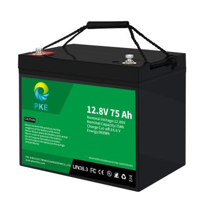 China BOATS Q12V075AYLA901 12.8V 75Ah LiFePO4 Lithium Ion Batteries for Electric Stacker, WS10S-EI, WS15S-EI, 12V 75Ah for sale