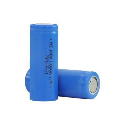 China Toys YB18490-13A812 NMC Lithium Ion Battery Cell, 18490 3.7V 1300mAh for sale