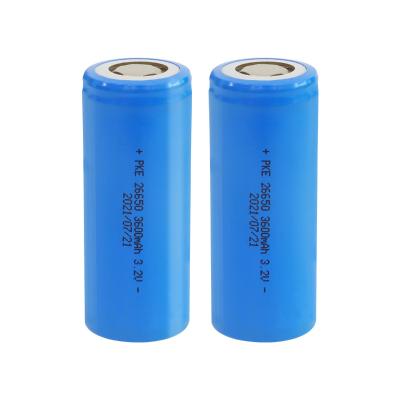 China Toys Deep Cycle YA26650-36A860 26650 3.2V 3600mAh LiFePO4 Lithium Ion Battery Cell For Solar System Golf Carts for sale