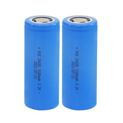 China Toys YA26650-26A863 LiFePO4 Lithium Ion Battery Cell, 26650 3.2V 2600mAh for sale