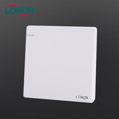 China Metal Backing Plate Small On Off Switches For Pakistan 1 Gang 1 Way Switch Electrical Wall Outlet for sale