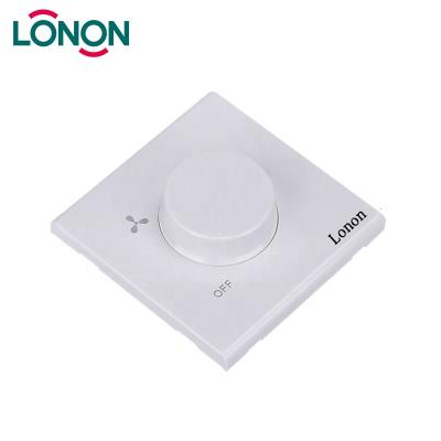 China Ceiling Fan Speed ​​Easy Installation 220V Variable Control Controller One Strip Wall Switch for sale