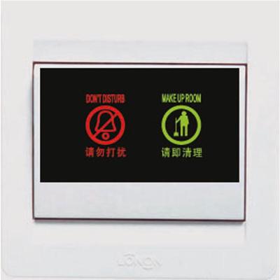 China DO NOT DISTURB TO DIAL ROOM Indicator Bell Switch Hot Sale UK B9 4A Standard Bell Switch Do Not Disturb Dial Room Please Wait For Indicator for sale