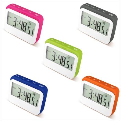 China 24 Hours Viable Kitchen Classroom Meeting Countdown Light Silent Vibrator Visual Analogue Clock Flashing Timer Alarm For Child for sale