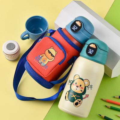 China 500/600ML PORTABLE Smart Cartoon 316 Kids Student Cup Smart Temperature Display Mini Drinkware for sale