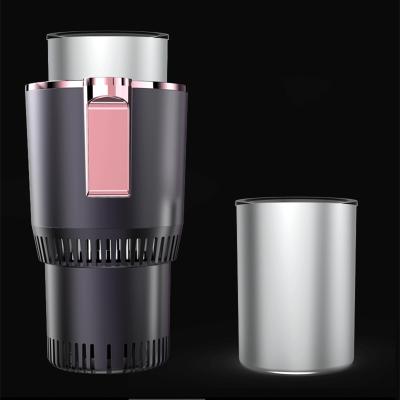 China PORTABLE car smart office hot and cold cup, LED display, smart temperature control for sale