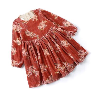 China Factory Price Nylon Kids Dresses Vintage Girls Dresses Clothing for sale