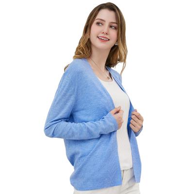 China 2022 Anti-wrinkle sale American style design OEM hot breathable wool knitted cardigan custom color for sale