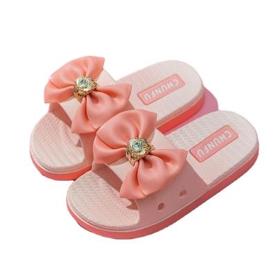 China Women's Bath Soft Lower Household Slippers Summer Outdoor Wear Fashionable Indoor Children's Sandals Anti-slippery Girls Slippers Lovely for sale