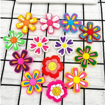 China Shoe Decorations Accessories Soft PVC Rubber Beach Garden Clog Designer Shoes Accessories Shoe Charms for sale