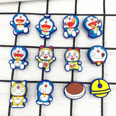 China Wholesale Custom PVC Halloween Cartoon Color Decoration Props Hobble Charm Clogs Shoes Props Charms Shoes for sale