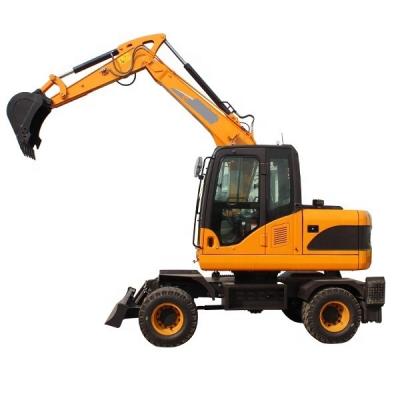 China Korea Farms 8ton Wheel Excavators Mini Wheeled Excavator for sale