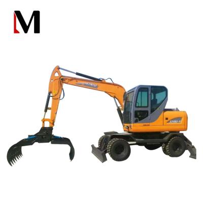 China Farms Wheel Excavator Used Wheel Excavator Hyundai Liugong Wheel Excavator for sale