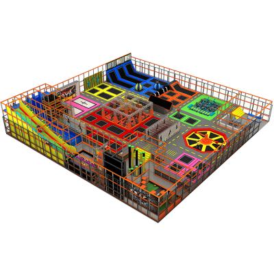 China With Protective Net Trampoline Park Playground Plastic Trampoline Park For Sale for sale