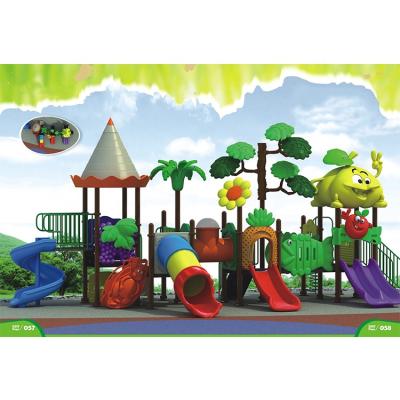 China Outdoor Playground Equipment Customized Outdoor Playground Sets Park Indoor Amusement Park Fruit Forest Theme for sale