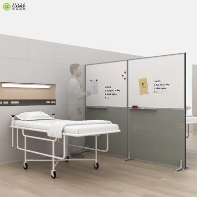 China Europe Movable Medical Infectious Diseases Barrier Property Room Divider Screen For Hospital Separation for sale