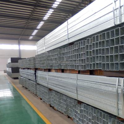 China High Quality Liquid Pipe Square Tubing Galvanized Steel Pipe Iron Rectangular Tube for sale