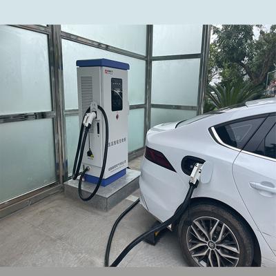 China Iron Shell ZHT 120KW DC EV Battery ODM&OEM Floor Standing Single Gun 4G WIFI 7 Inch LCD Screen IP54 Waterproof EV Charger for sale