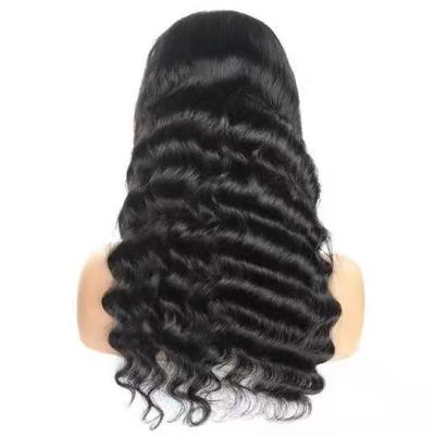 China Body Wave HD Lace Wig Transparent Loose Deep Wave Human Hair Lace Front Wig For Black Women for sale