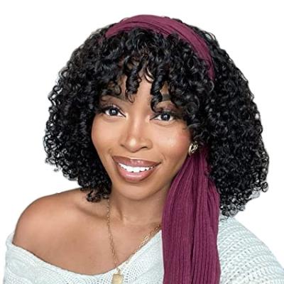 China Curly Hair Band wig i tip hd half hair wigs for color women Glueless None Lace Front Wigs for sale