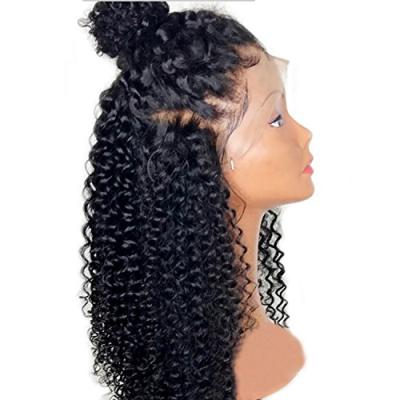 China Kinky Curl 10A Grade Brazilian Hair Kinky Curly Full Lace Hair Wigs With 100% Human Hair 8-24 Inch Lace Front Wigs for sale