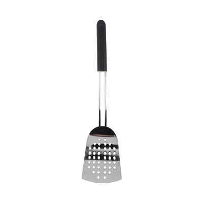 China Sustainable Universal Steak Spatula Fish Stainless Steel Spatula With Silicone Handle for sale