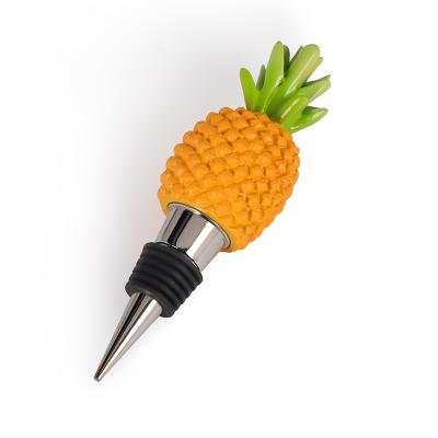 China Viable; Professional Stored Pineapple Beer Saver Sealer Wine Champagne Bottle Stopper For Bar for sale