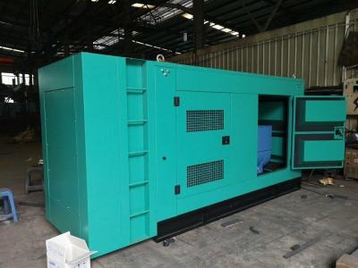 中国 400kva無声ディーゼル発電機セットの速度の1500/1800rpmの低い燃料消費料量 販売のため