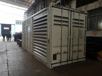 China 1500 KVA Containerized Diesel Generator Sets For Emergency Power Electric Starter 24V for sale