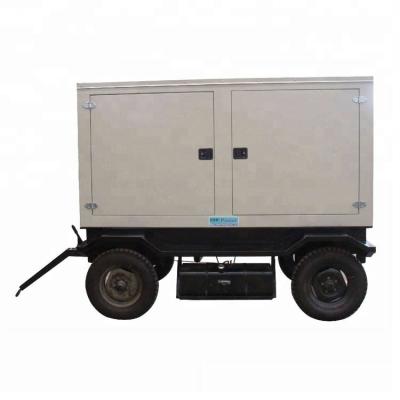 China Trailer Mounted Mobile Diesel Generator 50KVA High Efficiency Easy Maintenance for sale