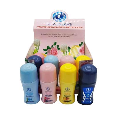 China Antiperspirant Wholesale Moisturizing Refreshing Fragrance Roll-on Antiperspirant Deodorant For Men And Women for sale