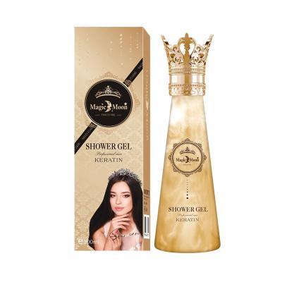 China Bubble New Arrival Luxury Whitening Goat Milk Gel De Douche Body Wash Shower Gel for sale