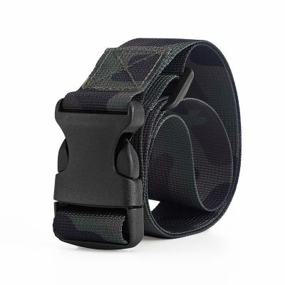 China Free Wholesale Unisex Nylon Belt Men's Duty Battle Belt Canvas Camouflage Camouflage Fanny Belt Metal Nylon Buckletactical Belt for sale