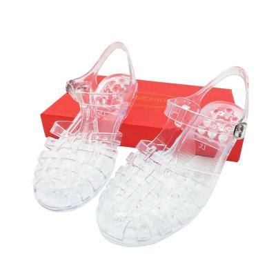 China Round New Arrivals PVC Jelly Beach Sandals For Men Casual Shoes Men's Lazy Sandals for sale