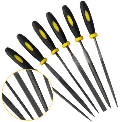 China Hot Selling American Style Folder Best Price Needle File Set Diamond File PRECISION HAND Metal High Carbon Steel Tools (6 PCs)) for sale