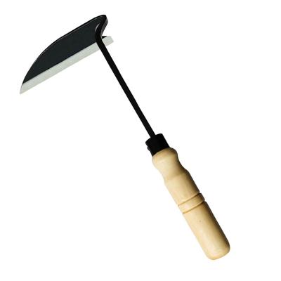 China High Quality Durable Hand Held Hoe And Garden Hoes Wooden Handle Gardening Tool For Cutting Grass Weeds for sale