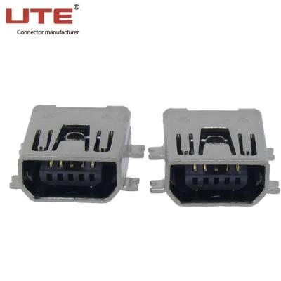 China Mini USB PCB Connector with Left Male-Female A/B Plug to Color Coded Wiring Cord, for Battery Chargers for sale