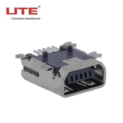 China Mini USB 5 TYPE PCB Pin SMT Female Connector for sale