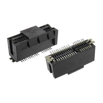 China 1.0mm PCI Express Charger Card Slot Connectors for sale