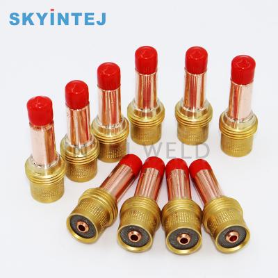 China 45V27 3.2 4.0mm Gas Lens Welding Body1.6 2.4 Bushing For TIG Welding Torch for sale