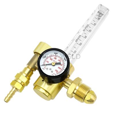 China Industrial Use Full Brass Gas Pressure Regulator Argon Weld for sale