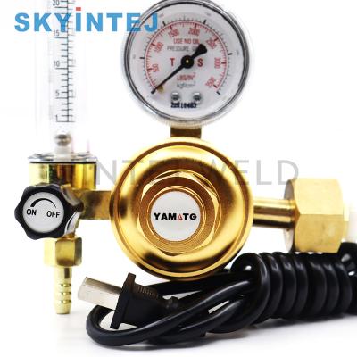 China Industrial 36V Heating Type Full Brass Gas Pressure Welding CO2 Use Regulator for sale