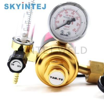 China Industrial Use CO2 Regulator For Welding 220V Heated Full Brass CO2 Regulator for sale