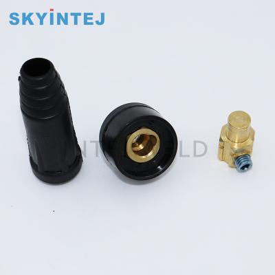 China For High Quality Euro Style Solder Plug And Socket Set 50-70 Solder Cable Connectors for sale