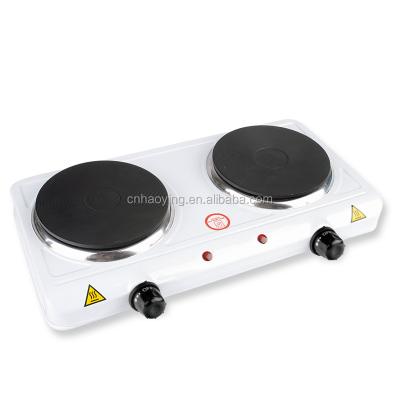 China High Quality Household GS CE ROHS CB Approval 155mm+155mm Hot Selling Plate Sized Electric Cookers 2000W for sale